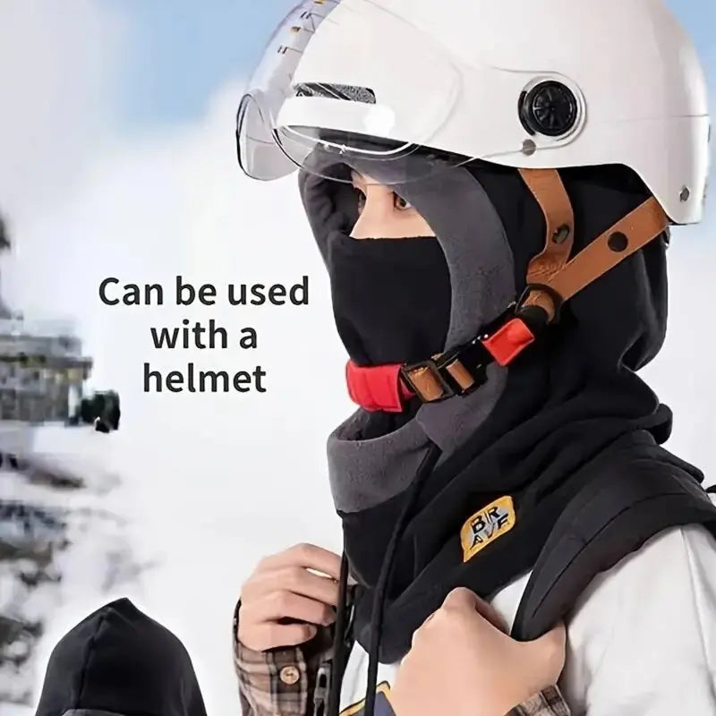 3-in-1 Winter Balaclava Hood with Face and Neck Cover