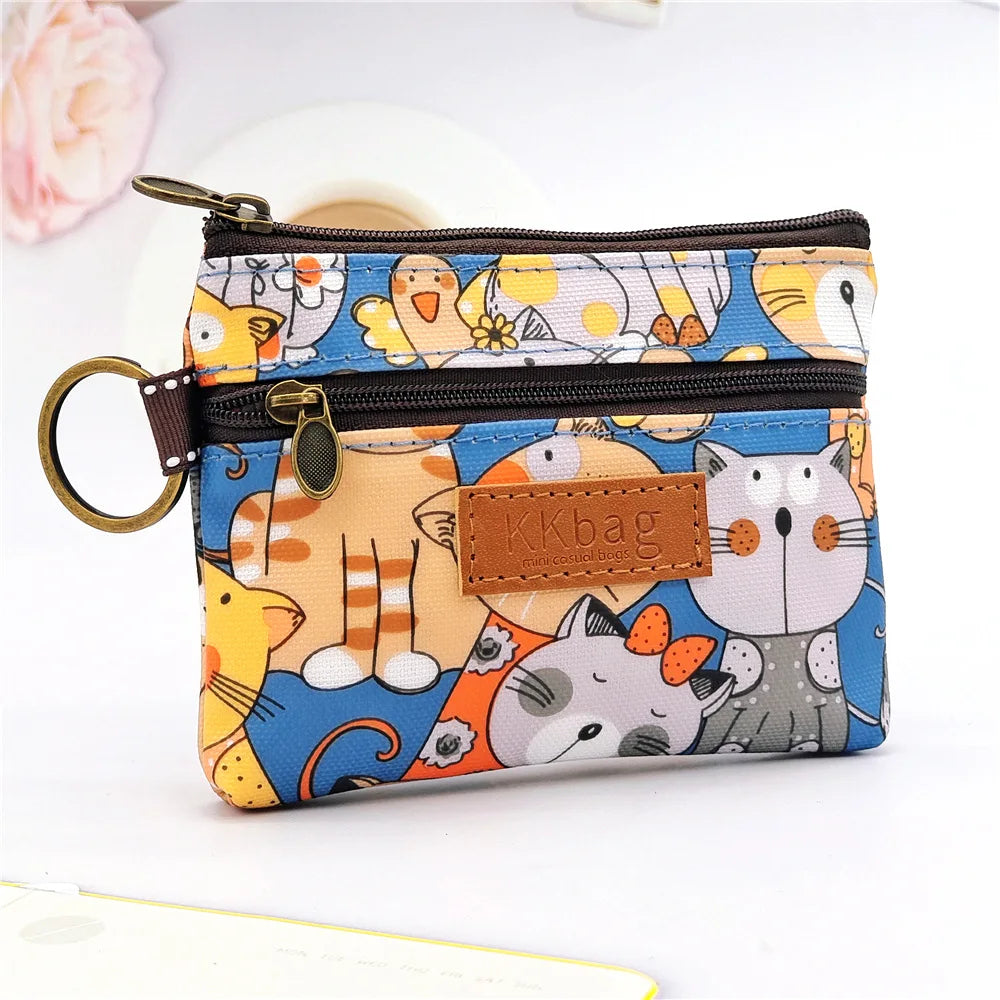 Cute Animal Coin Purse – Kawaii Zipper Wallet & Card Holder for Women, Girls & Students