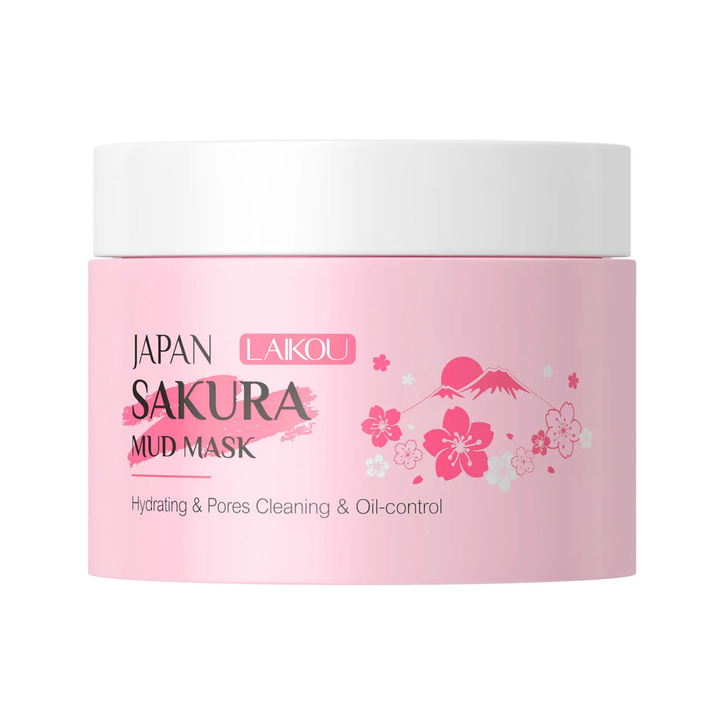 LAIKOU Sakura Clay Deep Cleansing Face Mask — Oil Control & Pore Refining