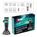WMARK NG-X1 POLAR Professional Hair Clipper – Vector Motor, 10,000 RPM, DLC Blade, 150-Min