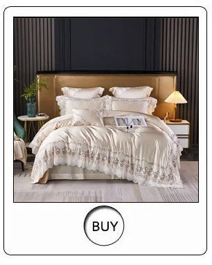 600TC Lyocell Bedding Set – Silky Soft Duvet Cover with Bed Sheet & Pillowcases, 13 Colors & 6 Sizes