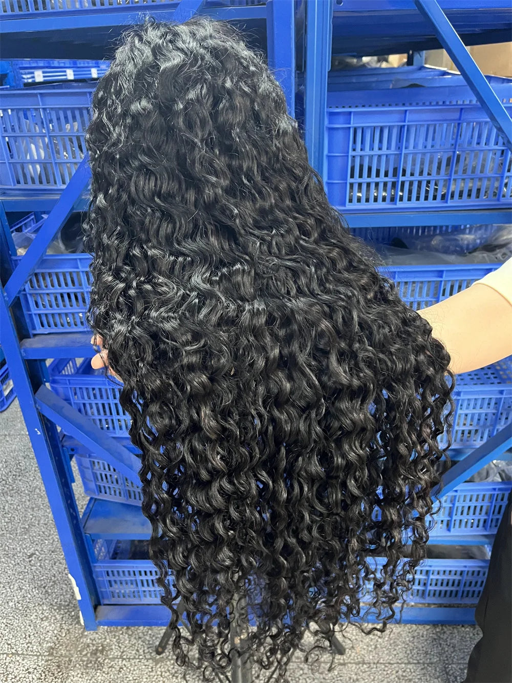40–50 Inch Water Wave Curly Lace Front Wig | 300% Density 13x4 13x6 7x5 HD Glueless Brazilian Human Hair for Women