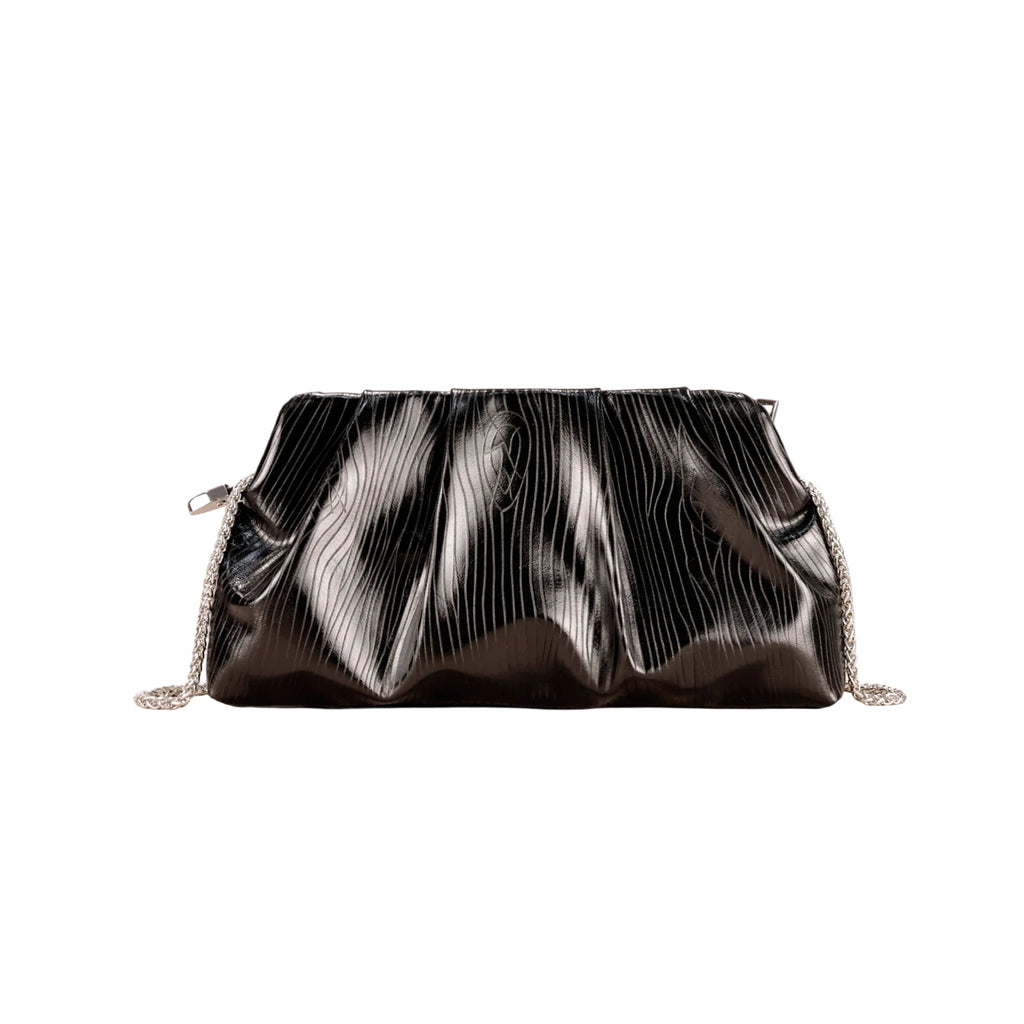 Luxury PU Evening Clutch Bag – Designer Wedding Party Shoulder Purse for Women