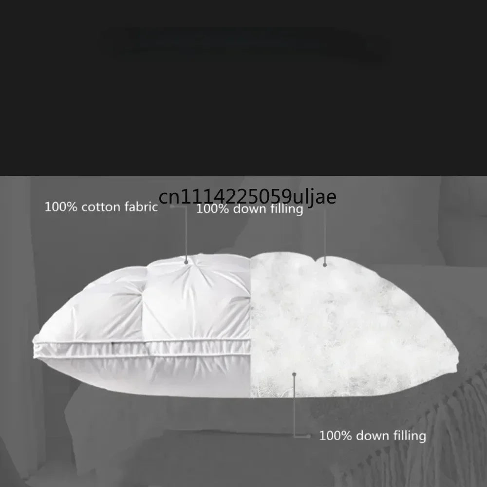 5-Star Hotel Sleeping Pillow – 3D Soft Bilateral Washed Solid Color, Multiple Options
