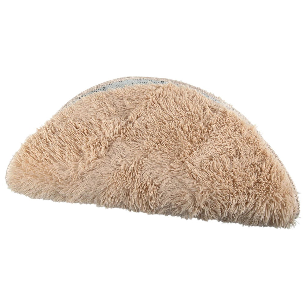 Super Soft Shaggy Area Rug – Anti-Slip 4cm Pile Round Rug for Living Room & Bedroom, 12 Colors & 3 Sizes