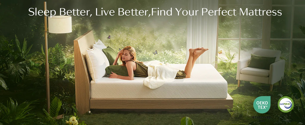 Twin Size 6 Inch Gel Memory Foam Mattress — Fiberglass-Free, Breathable, Cooler Sleep & Pressure Relief, Mattress in a Box