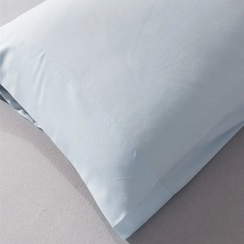 Luxurious Solid Color Pillowcase 2-Pack – Soft Hypoallergenic Pillow Cover, Black, Grey & Pink