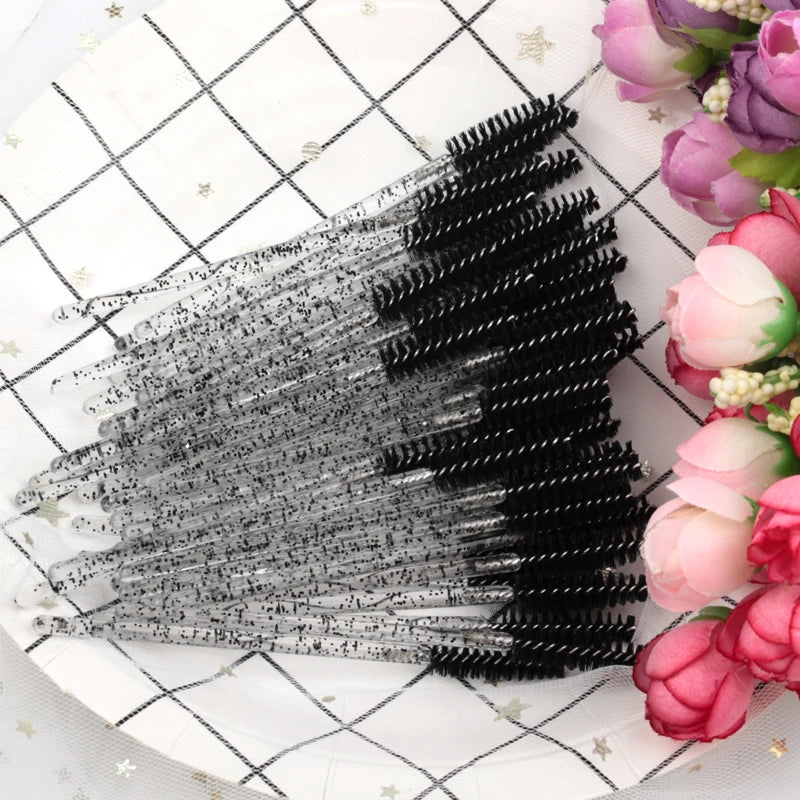 Crystal Eyelash Extension Mascara Wand Brush Set