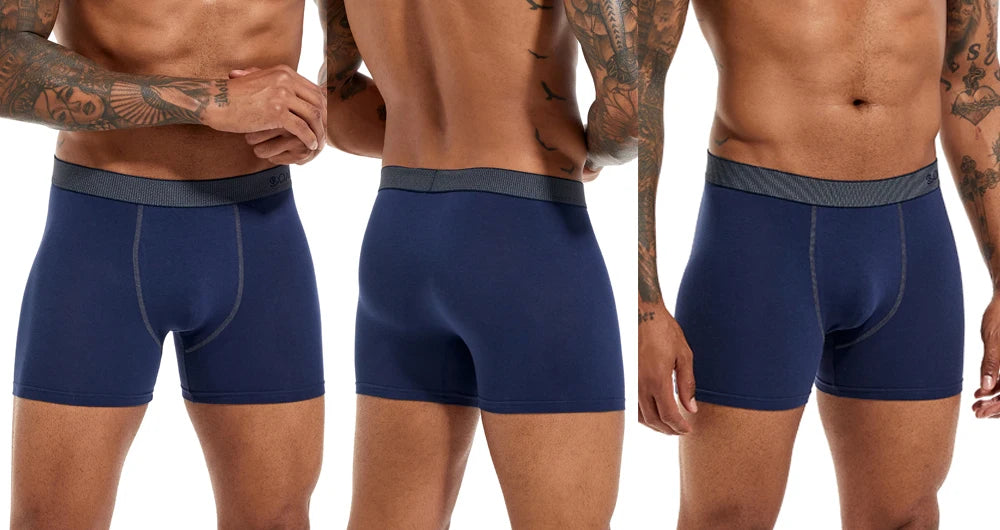 Men's Cotton Stretch Boxer Briefs, 6-Pack