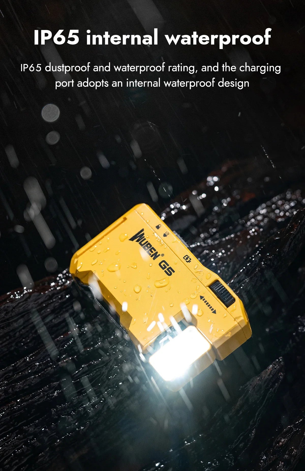 Wuben G5 EDC Pocket Flashlight – 400 Lumens, Dual Light Sources, RGB & USB-C Rechargeable