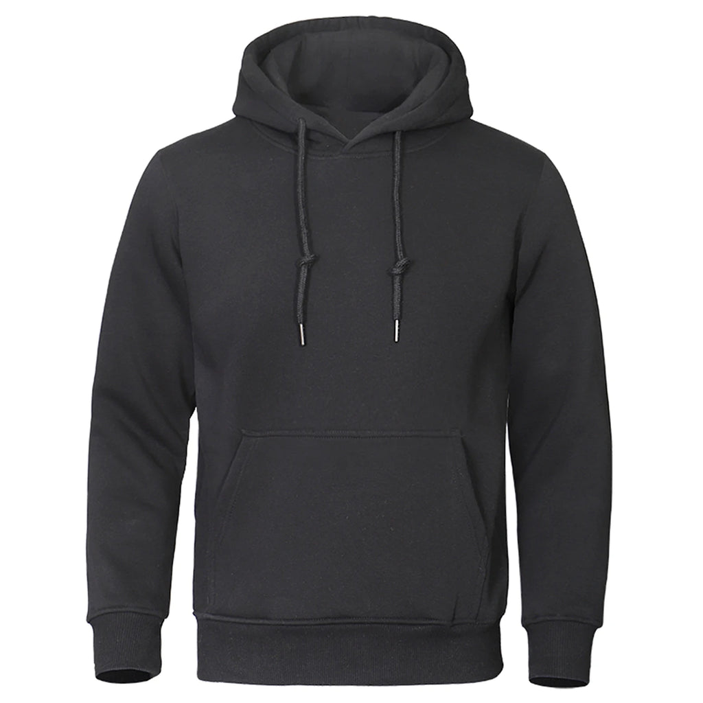 Men's Fleece Pullover Hoodie — Classic Everyday Sweatshirt