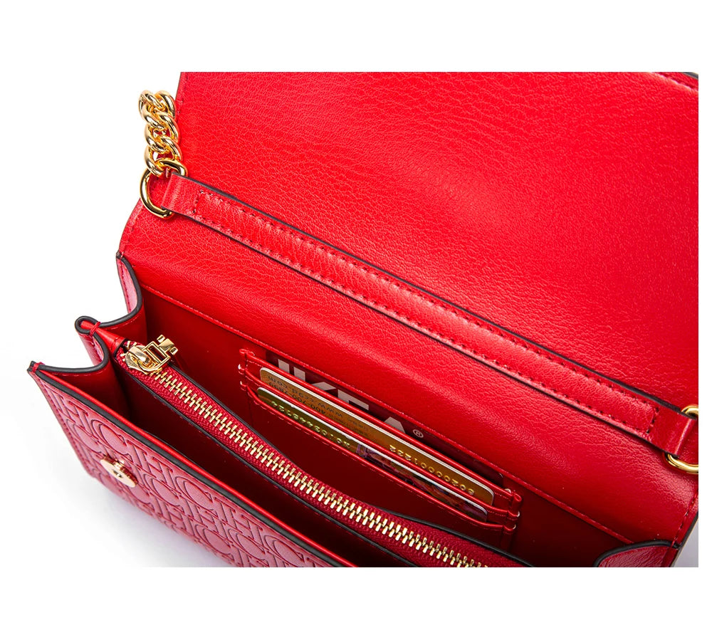 Women's Magnetic Flip Chain Shoulder Bag – Small Square Crossbody Wallet Bag