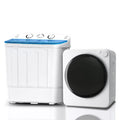 Portable Washer & Dryer Combo Set — 1.8 Cu Ft Clothes Dryer, 18 lbs Twin Tub Washing Machine, Compact Laundry for Apartments & RVs