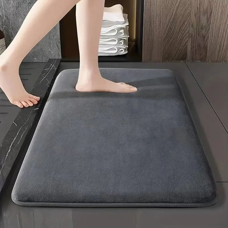 Soft. Absorbent. Non-Slip. — Coral Velvet Bathroom Mat & Door Mat | Non-Slip, Quick Dry, 10 Colors, 3 Sizes (40x60 to 60x90cm)