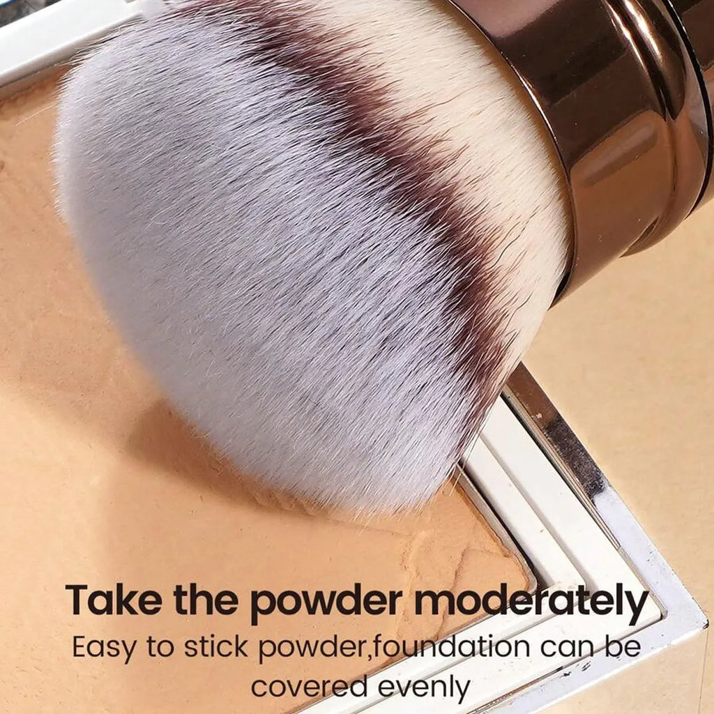 Retractable Professional Face Makeup Brush — Ultra-Soft Blush & Powder