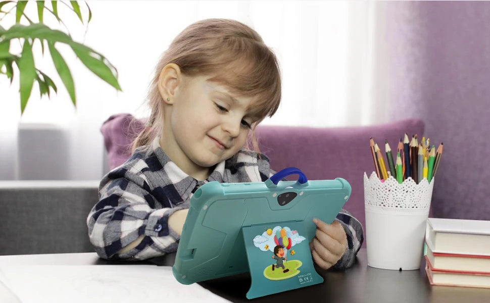 BDF 7" Kids Study Tablet – 4GB RAM, 64GB, Android 13, 5G Wi-Fi, Dual Camera