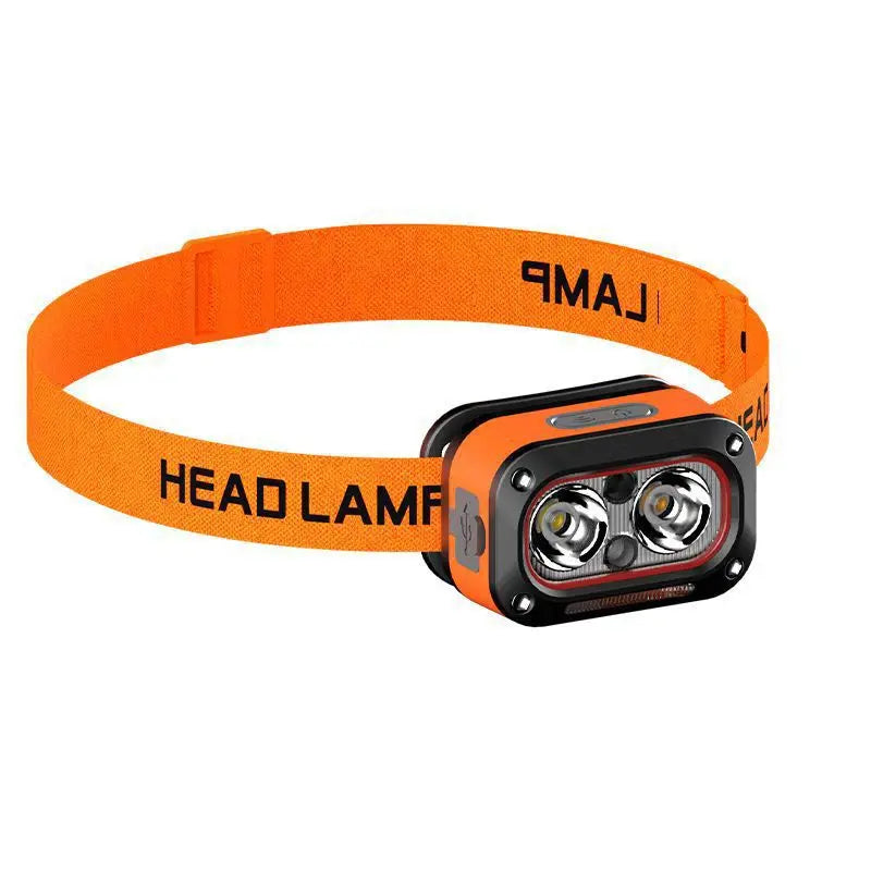 Rechargeable LED Headlamp – Ultra-Bright, 5 Modes, USB Charging, 60° Adjustable for Camping & Running