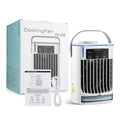 Portable Desktop Air Cooler Fan – Rechargeable Spray Mist Cooling for Home & Office