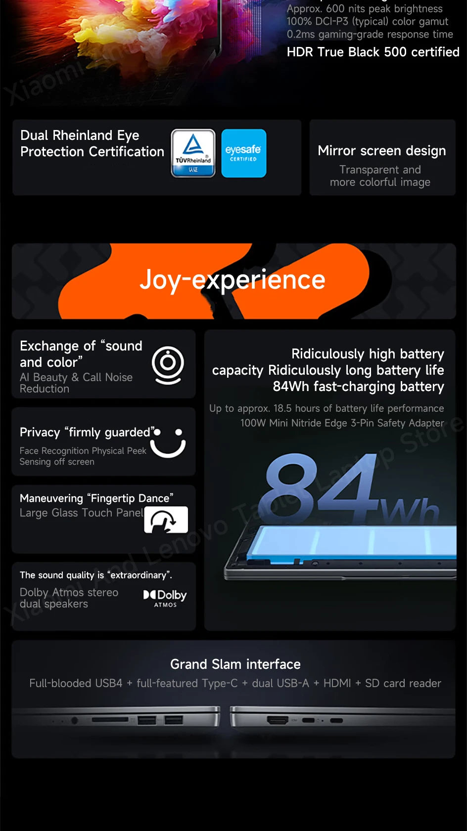 Lenovo Xiaoxin Pro14 2024 – 14" 2.8K 120Hz OLED, AMD Ryzen 7 8845H, Up to 32GB LPDDR5, 2TB PCIe 4.0 SSD