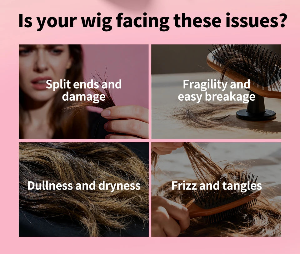 SEVICH Professional Wig Hair Care Products Wig Smoothing Keratin Hair Mask Oil Control Deep Cleansing Wig Shampoo Wig Care Spray