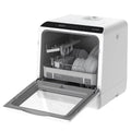 BlitzHome BH-CDW1 Smart Portable Countertop Dishwasher – APP Control, 4-6 Sets, Dual Water Inlet