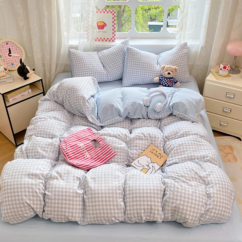 Pre-Washed Microfiber Duvet Cover Set – Ultra Soft Wrinkle-Resistant Hypoallergenic Bedding with 2 Pillowcases