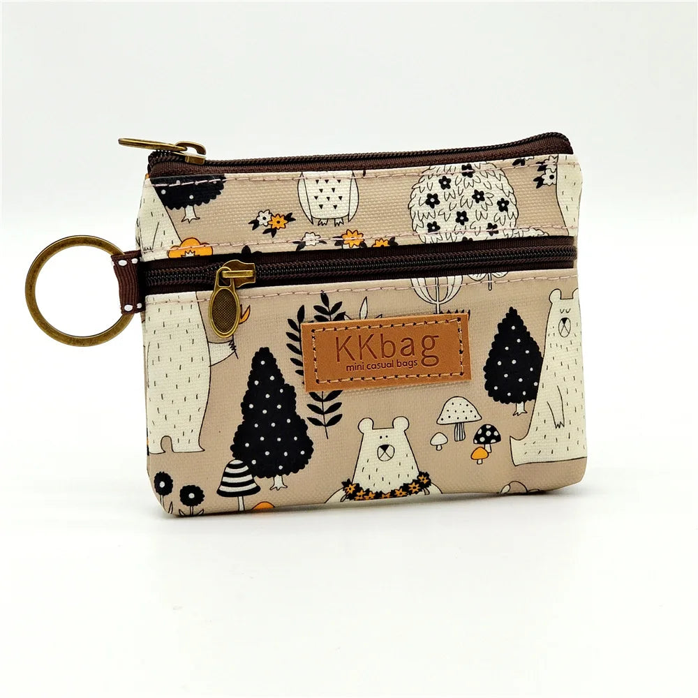 Cute Animal Coin Purse – Kawaii Zipper Wallet & Card Holder for Women, Girls & Students