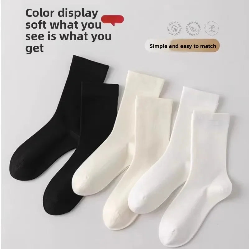 Women's Cotton Slouch Socks – 5-Pair Pack