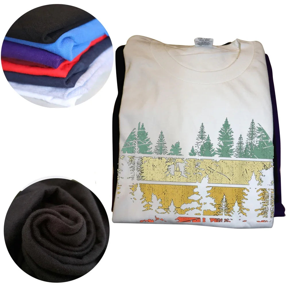 Wildlife & Forest Retro Nature T-Shirt — Hiking Camping Birdwatching Outdoor Graphic Tee