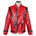 Men's Red Cosplay Jacket – Michael Jackson-Inspired Costume