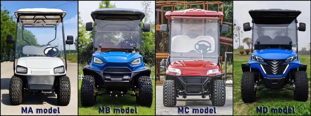 Supreme Luxury Electric Golf Cart — 4WD Off-Road 2/4/6 Seater, 48V–72V, 4–7.5kW