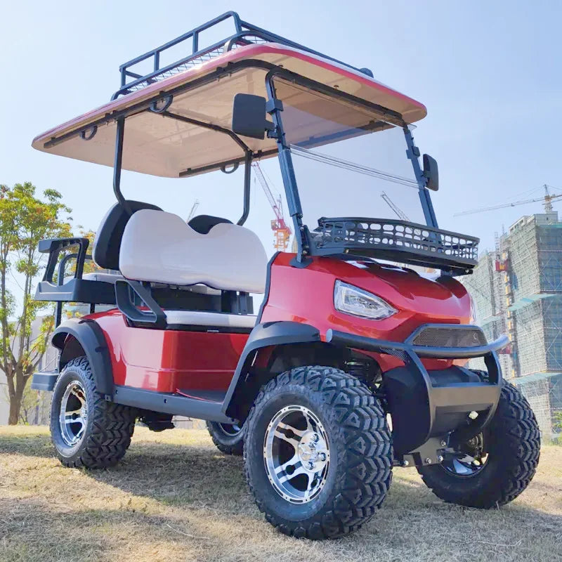Supreme Luxury Electric Golf Cart — 4WD Off-Road 2/4/6 Seater, 48V–72V, 4–7.5kW