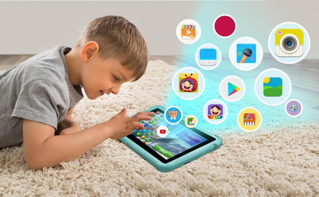 BDF 7" Kids Study Tablet – 4GB RAM, 64GB, Android 13, 5G Wi-Fi, Dual Camera