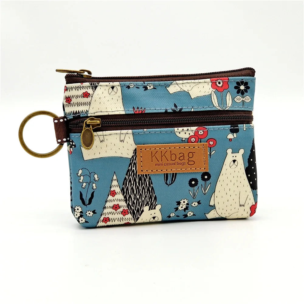 Cute Animal Coin Purse – Kawaii Zipper Wallet & Card Holder for Women, Girls & Students