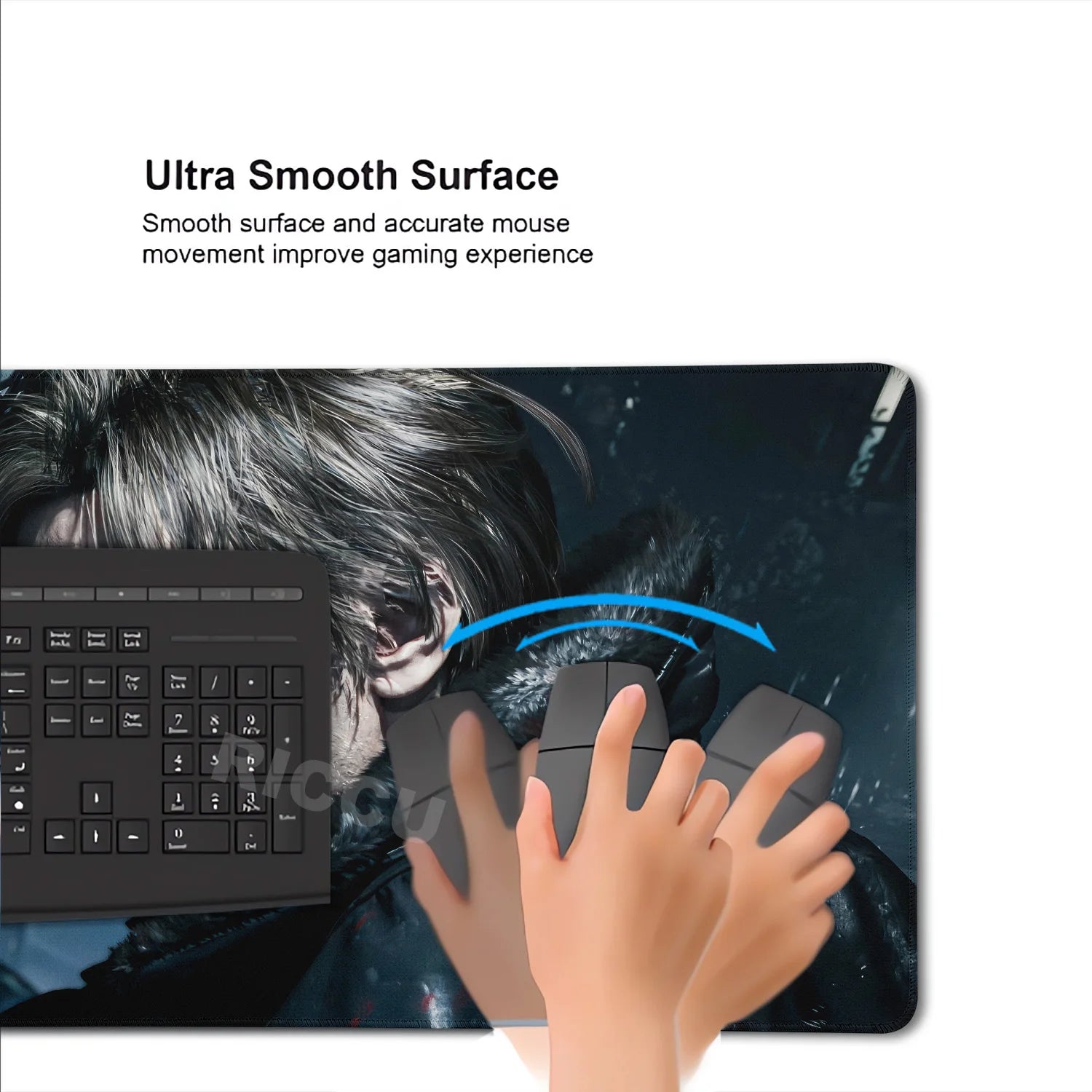 XXL Gaming Mouse Pad Desk Mat – Non-Slip Extended Keyboard & Office Rubber Carpet