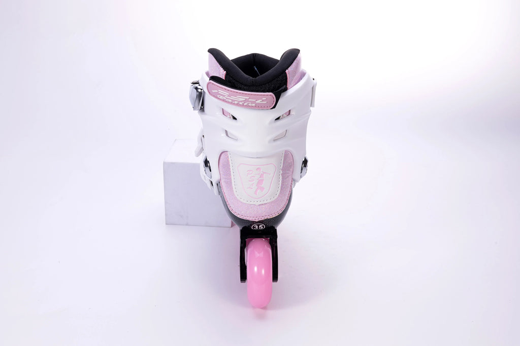 Pasica Carbon Fiber Inline Slalom Skates – Adjustable Children's Roller Skating Shoes for Sliding & Slalom