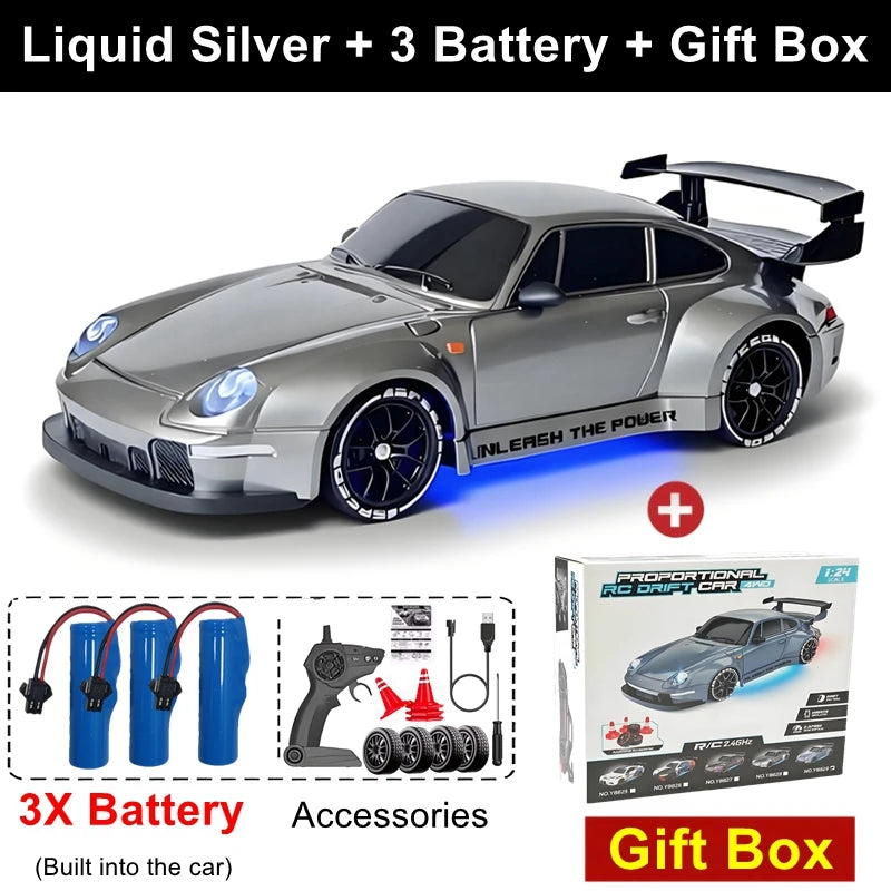 1:24 Scale 4WD RC Drift Car – High Speed Mini Remote Control Racing Car 2.4G