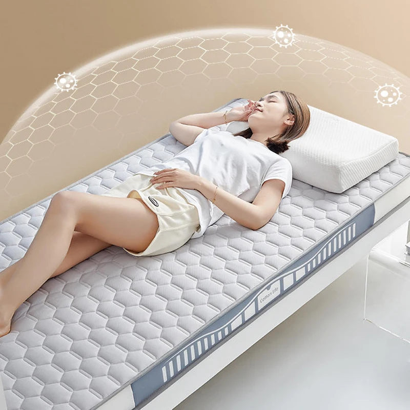 Latex Memory Cotton Mattress Cushion – Children & Home Tatami Mat, Custom Single 90x190cm, Dorm