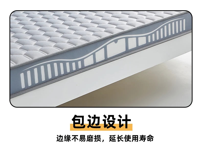 Latex Memory Cotton Mattress Cushion – Children & Home Tatami Mat, Custom Single 90x190cm, Dorm