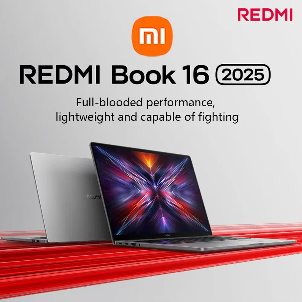 Xiaomi Redmi Book 16 2025 – Intel Core 5-220H, 16GB/32GB DDR5, 512GB/1TB SSD, 16" 2.5K 120Hz, Win11