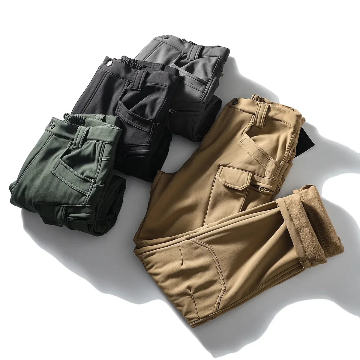 Men's Tactical Fleece Set – Waterproof Soft Shell Jacket & Pants