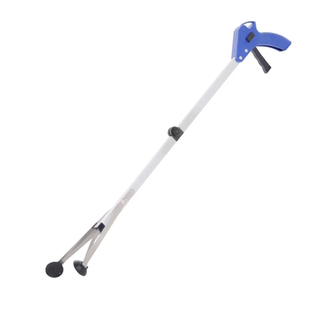 80cm Foldable Grabber Reacher Tool — 360° Rotating Trash Picker & Gripper Extender