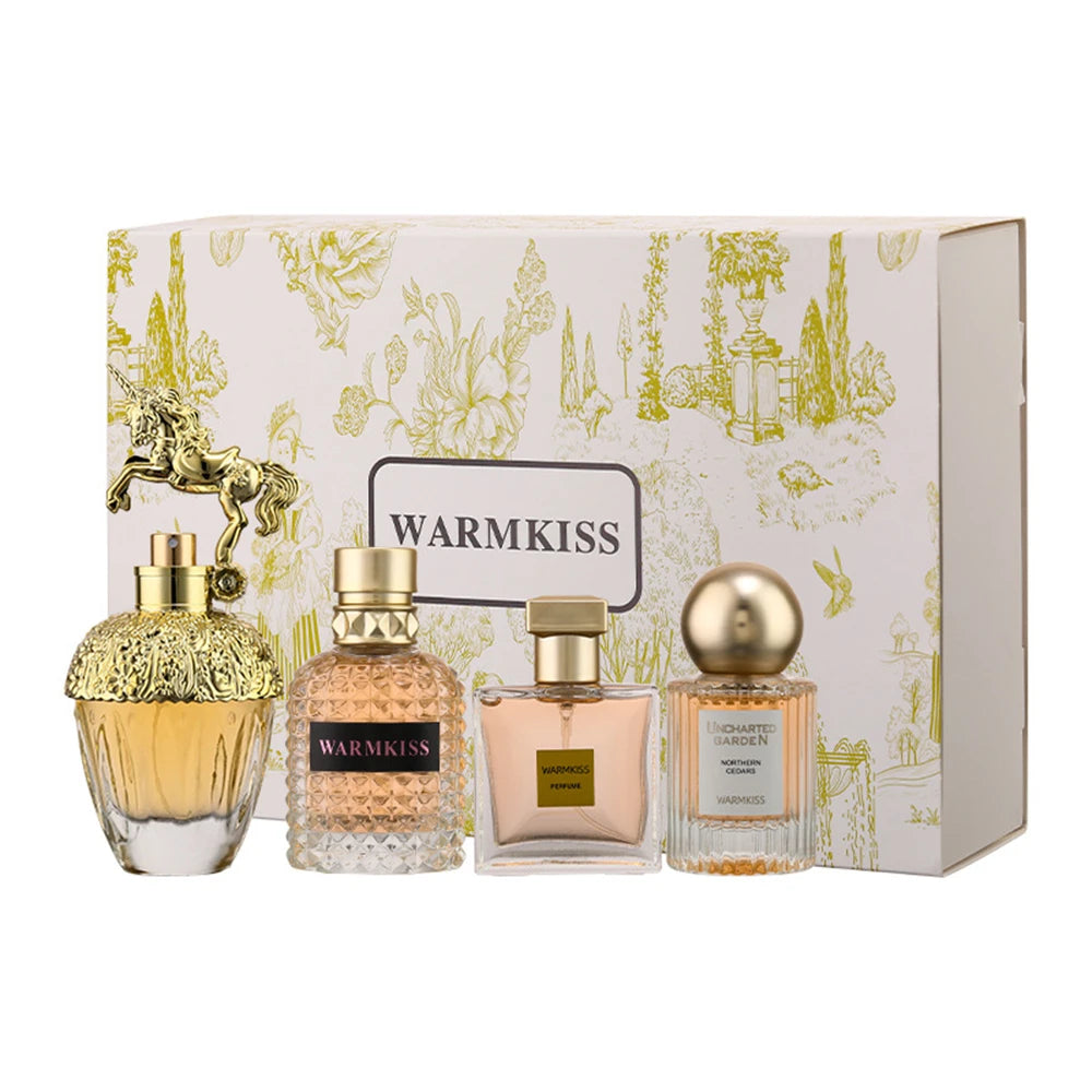 Women's 4-Piece Floral Fruity Perfume Gift Set 135ml