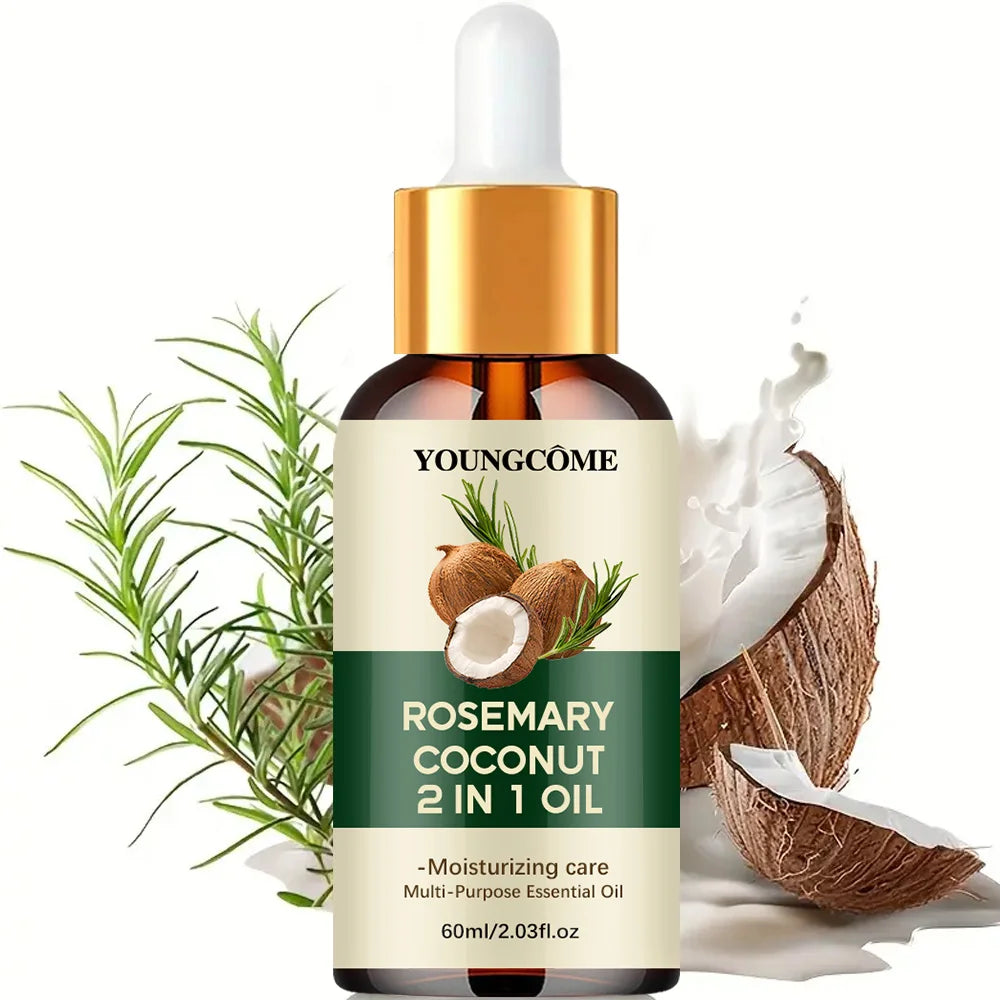 Rosemary Essential Oil for Hair Loss & Scalp Health — Pure Botanical Hair Growth Treatment