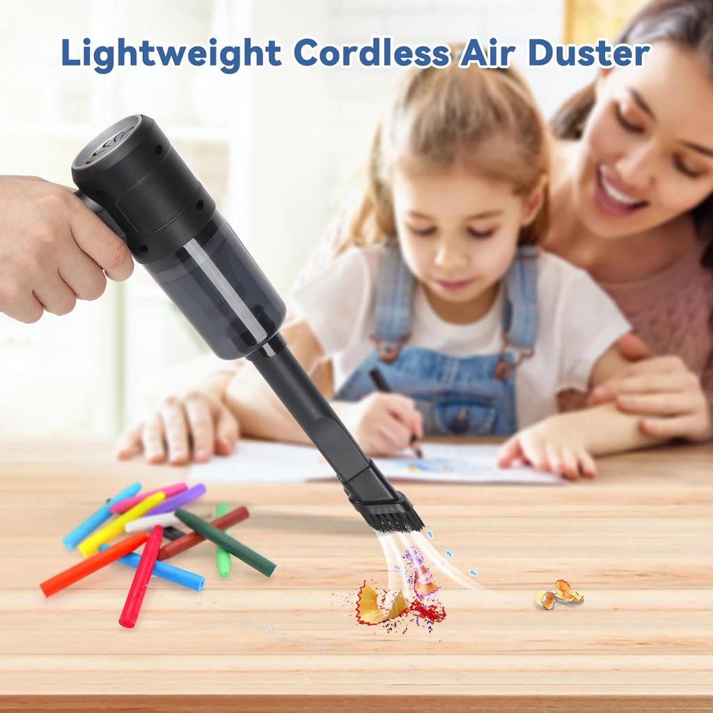 Portable Mini Car Vacuum Cleaner – USB-C Rechargeable