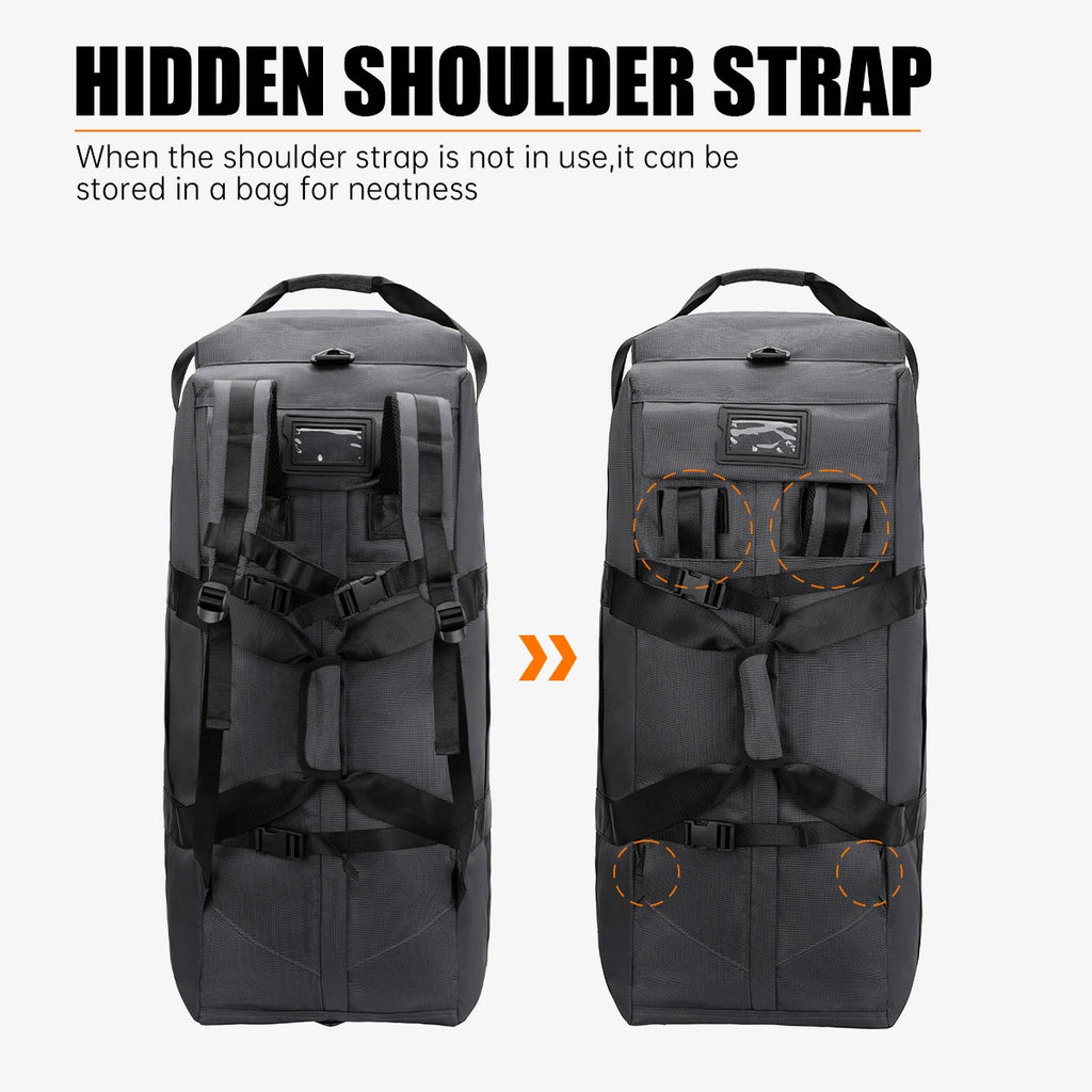 Large-Capacity Wheeled Travel Duffel Bag – Unisex Outdoor Luggage