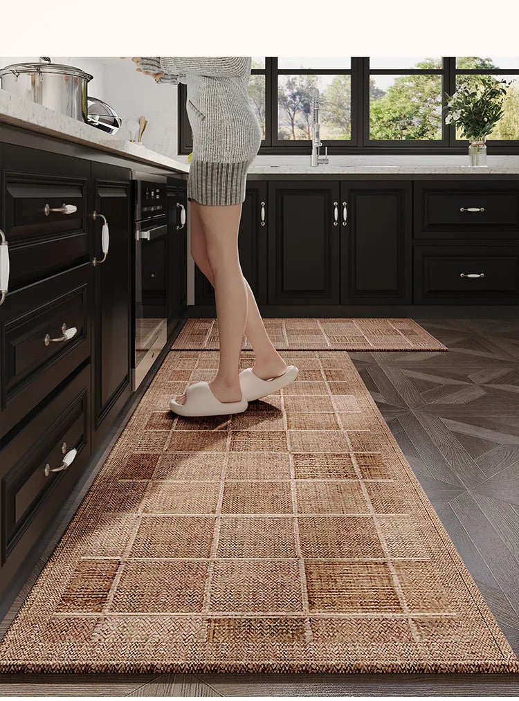 Japanese Kitchen Mat – Long Non-Slip Water & Oil Absorbent Quick-Dry Floor Rug