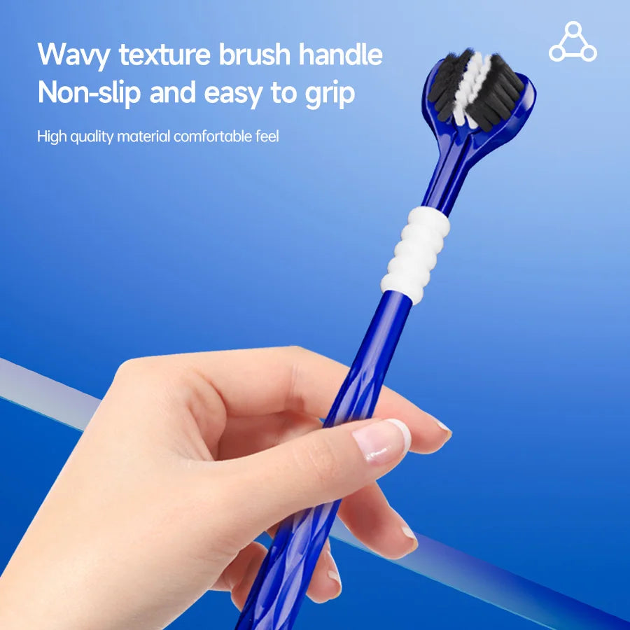 Clean Every Surface at Once — 3D U-Shaped Three-Sided Soft Toothbrush | 6pcs, 0.15mm Soft Bristles, Comprehensive Oral Cleaning for Adults