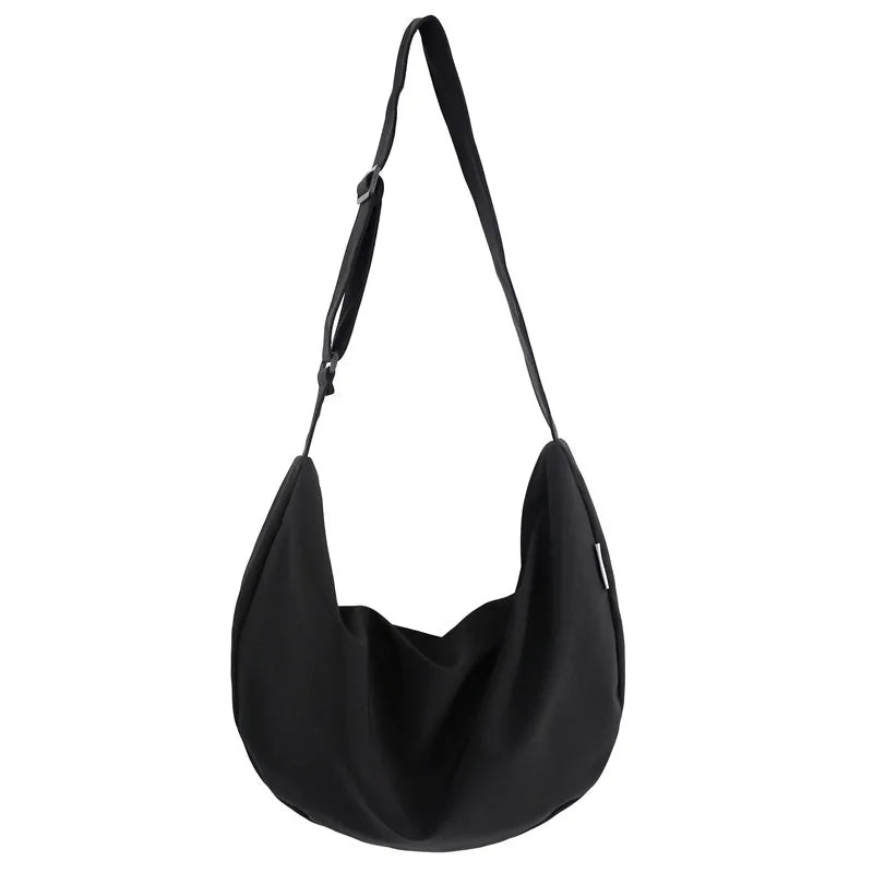 Extra Large Nylon Crossbody Bag – Big Capacity Unisex Shoulder Hobo Travel Bag
