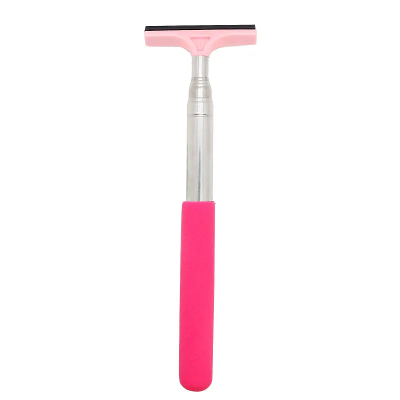 Telescopic Car Rearview Mirror Wiper & Window Cleaning Brush – 21–98cm, 5 Colors